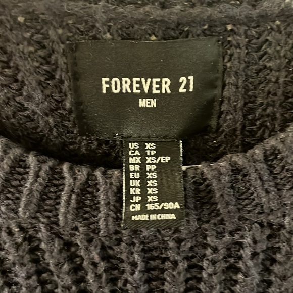 Forever 21 Sweater Men’s XS Women’s S - Picture 3 of 3